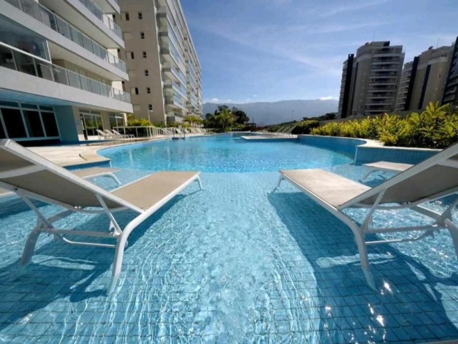 Apartamento Praia Bertioga Frente Mar Apartment Ngoại thất bức ảnh