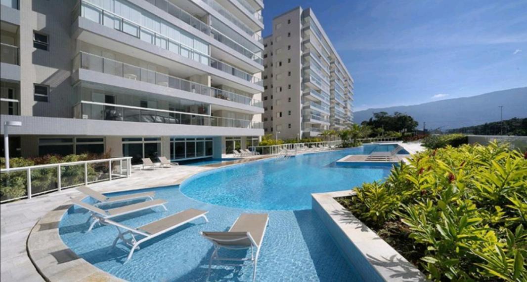 Apartamento Praia Bertioga Frente Mar Apartment Ngoại thất bức ảnh